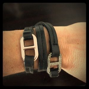 Tory Burch leather wrap bracelet